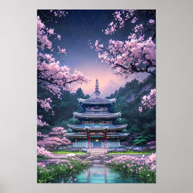 Affiche Sanctuaire Majestic Sakura (Devant)