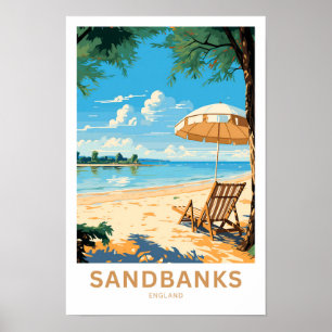 Affiche Sandbanks Angleterre - Imprimer