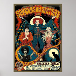 Affiche Sanderson Sisters Vintage