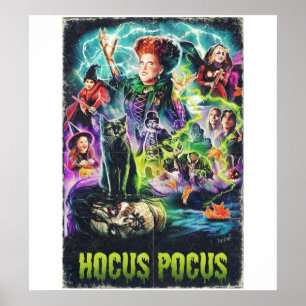 Affiche Sanderson Soeurs Hocus Pocus Cadeau Halloween