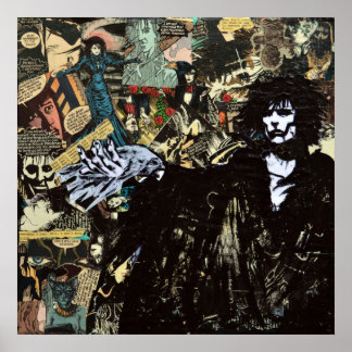 Affiche Sandman Collage