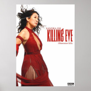 Affiche Sandra Oh dans Tilling Eve Caractère