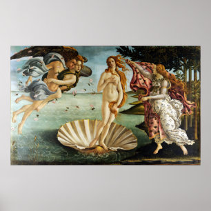 Affiche Sandro Botticelli La naissance de Vénus