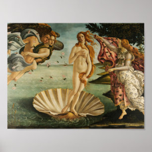 Affiche Sandro Botticelli - La naissance de Vénus