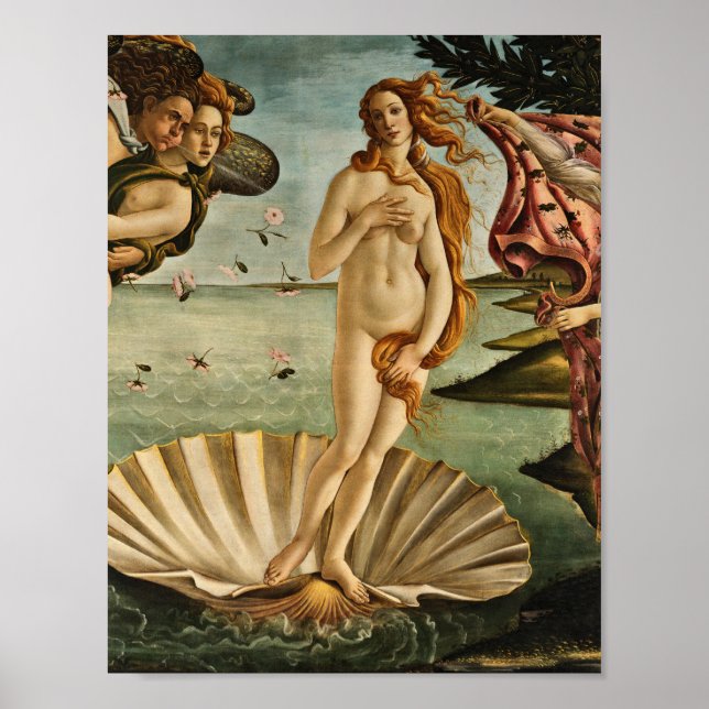 Affiche Sandro Botticelli - La naissance de Vénus (Devant)