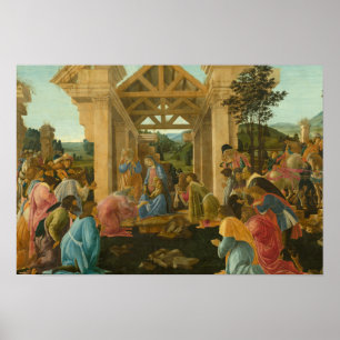 Affiche Sandro Botticelli - L'Adoration des Mages