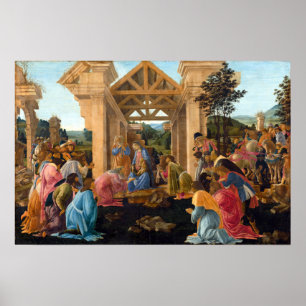 Affiche Sandro Botticelli l'adoration des Magi