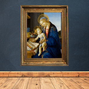 Affiche Sandro Botticelli Madonna du livre Enfant Jésus