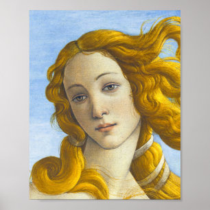 Affiche Sandro Botticelli - Naissance de Vénus Détail