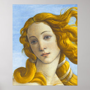 Affiche Sandro Botticelli - Naissance de Vénus Détail