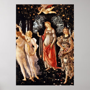 Affiche Sandro Botticelli - Primavera, Printemps