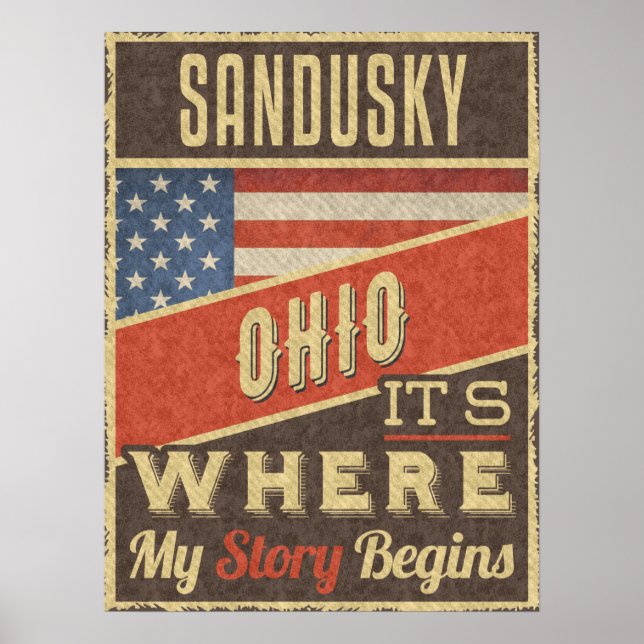 Affiche Sandusky Ohio (Devant)