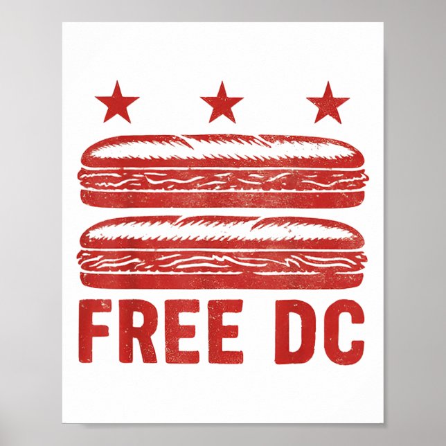 Affiche Sandwich Dc Sub Sandwich Dc Gratuit (Devant)