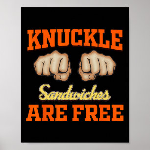 Affiche Sandwichs Knuckle Gratuit