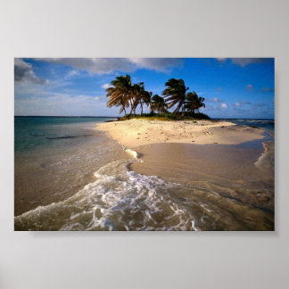 Affiche Sandy Island, Anguilla, Caraïbes