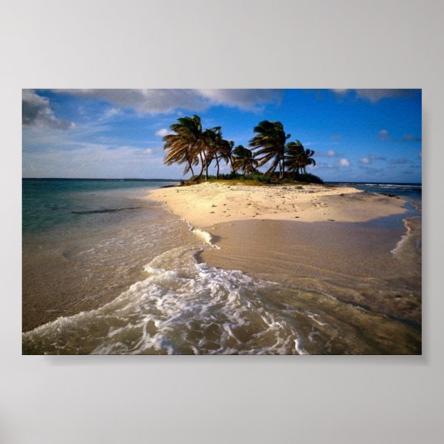 Affiche Sandy Island, Anguilla, Caraïbes (Devant)