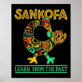 Affiche Sankofa African Bird Black History Month Juneteent