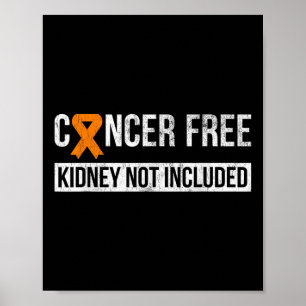 Affiche Sans cancer Non Inclus Sensibilisation au cancer d