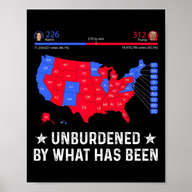 Affiche Sans Compter De Ce Qui A Été La Carte Électorale D (Devant)