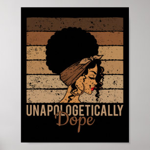 Affiche Sans excuses Drogue - Femme africaine Histoire noi