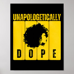 Affiche Sans excuses Drug Mois de l'histoire des Noirs Afr