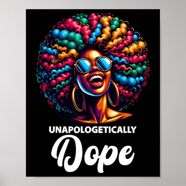 Affiche Sans excuses Mois de l'histoire des Noirs Africain (Devant)