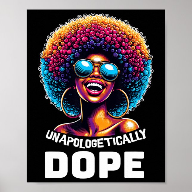 Affiche Sans excuses Mois de l'histoire des Noirs Africain (Devant)