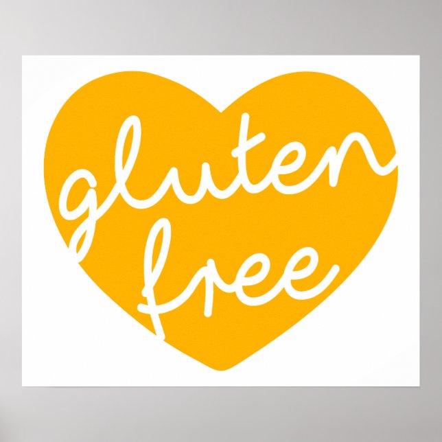 Affiche Sans gluten (Devant)