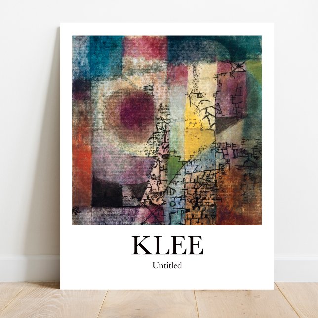 Affiche Sans titre par Paul Klee (Klee's Mysterious Masterpiece: Untitled. High-quality art poster)