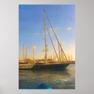 Affiche Sans voiles Soleil Jour Plage de mer Israël Herzli