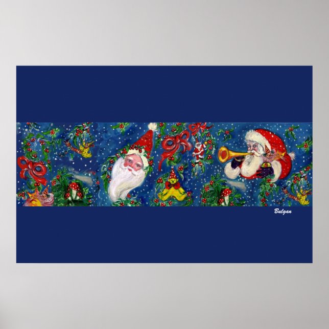 AFFICHE SANTA AND CHRISTMAS NIGHT (Devant)