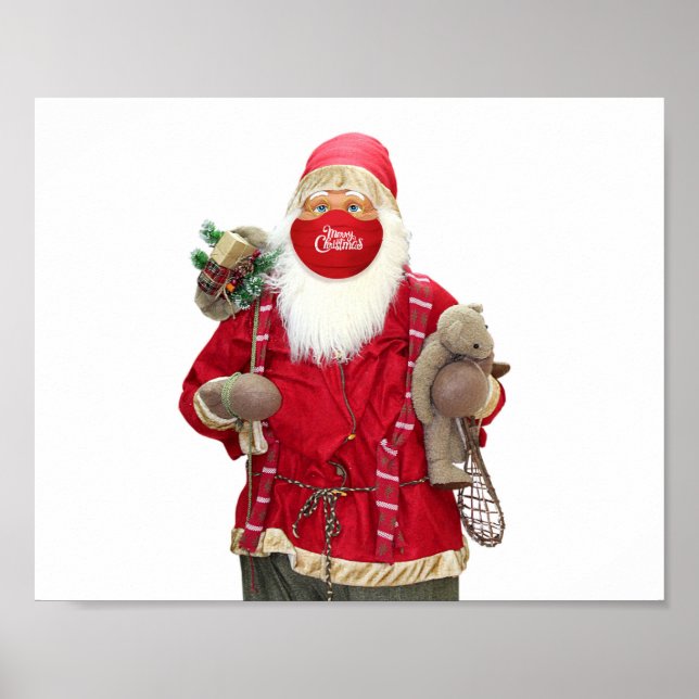 Affiche Santa Claus Face Mask (Devant)