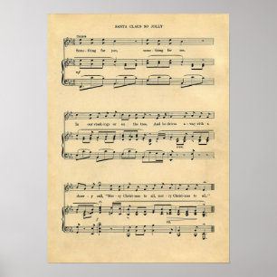 Affiche Santa Claus So Jolly Poster!