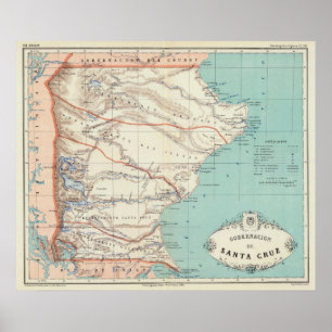 Affiche Santa Cruz, Argentine