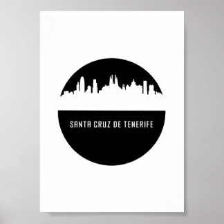 Affiche Santa Cruz de Tenerife | villes d'Espagne