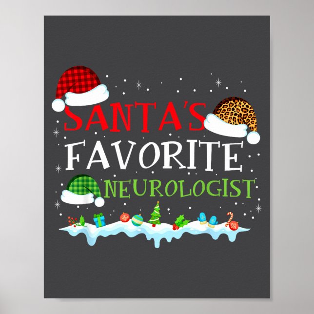 Affiche Santa Fun Favorite s Neurologist Fun (Devant)