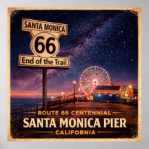 Santa Monica Pier Fin de la piste Centenaire