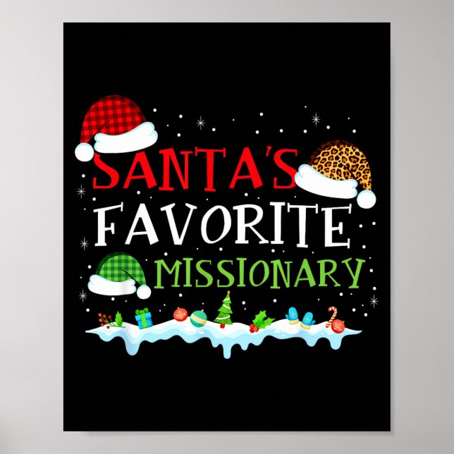 Affiche Santa's Favorite Missionary Fun Christmas  (Devant)