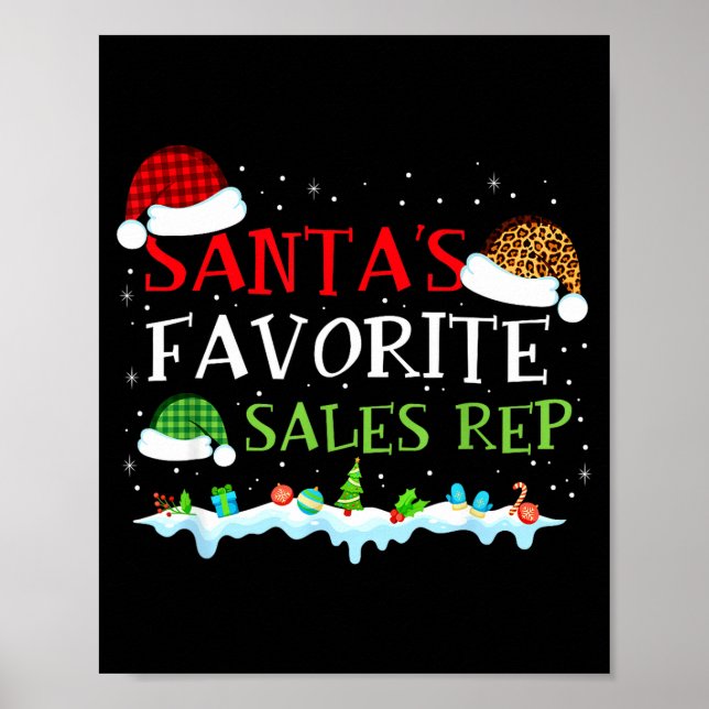 Affiche Santa's Favorite S Rep Fun Christmas  (Devant)