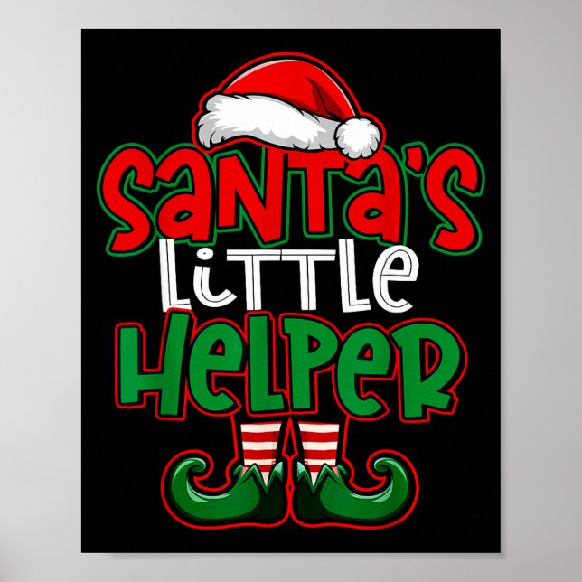 Affiche Santa's Little Helper Espresso Martini Christmas T (Devant)