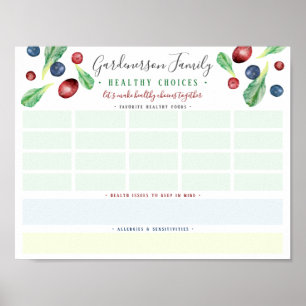 Affiche Santé et nutrition sur mesure