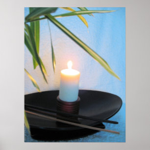 Affiche Santé holistique curative de zen
