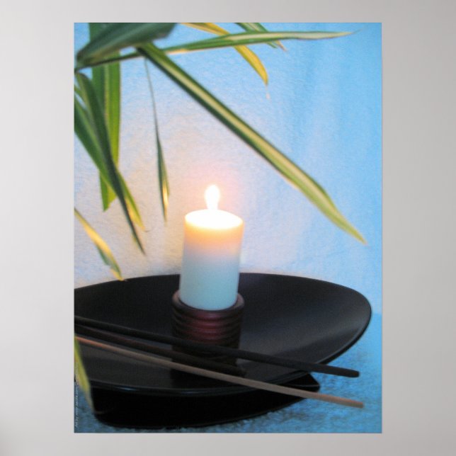 Affiche Santé holistique de la guérison zen (Devant)