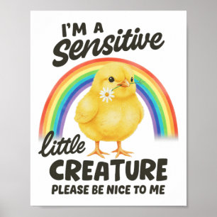 Affiche Santé Mentale Poulet Anxiété Je Suis Une Petite Se