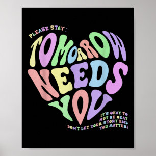 Affiche Santé Mentale S Demain A Besoin De Vous Suicide Pr
