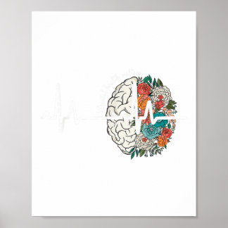 Affiche Santé mentale S Maladie cérébrale humaine Sensibil