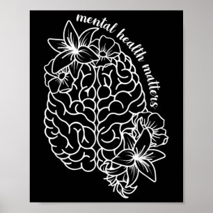 Affiche Santé mentale S Sensibilisation à la maladie menta