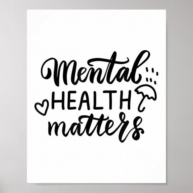 Affiche Santé mentale S Sensibilisation à la santé mentale (Devant)