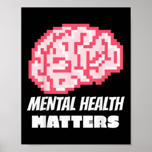 Affiche Santé mentale S Sensibilisation Cerveau humain San