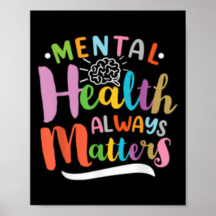 Affiche Santé Mentale Toujours S Thérapie Sensibilisation